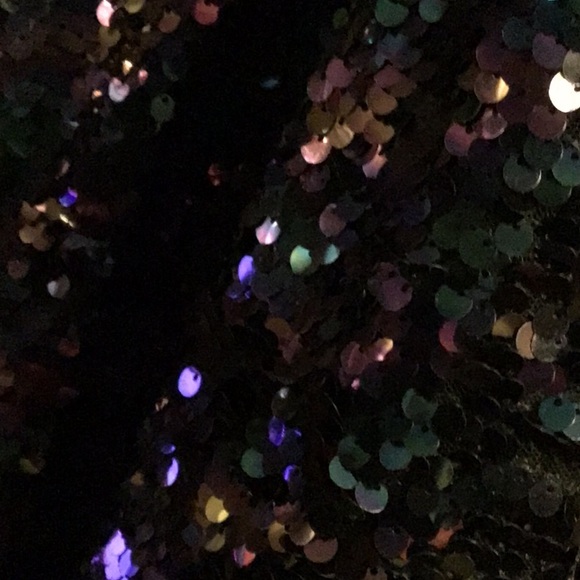 Guess Black Sequin Sleeveless Tank - Picture 8 of 12